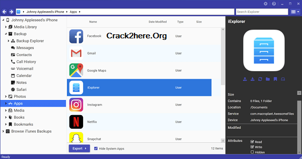 iExplorer 4.6.2 Crack + Registration Key 2024 Free Download