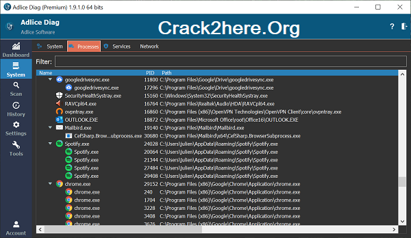 Adlice Diag 2.6.4.0 Crack + Activation Key 2023 Free Download
