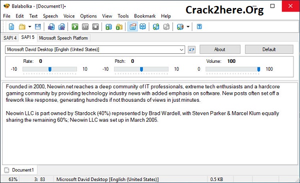 Balabolka 2.15.0.829 Crack + Serial Key 2023 Free Download